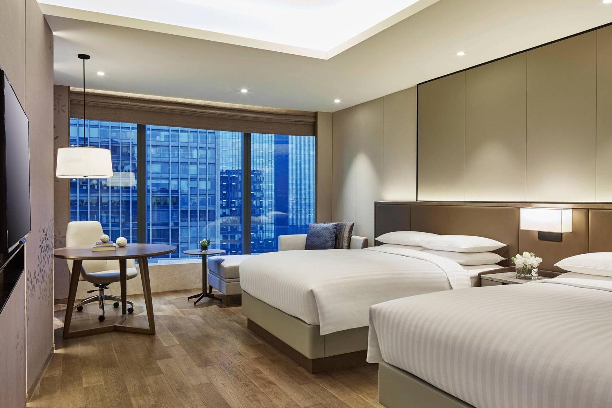 Hangzhou Marriott Hotel Qianjiang Dış mekan fotoğraf