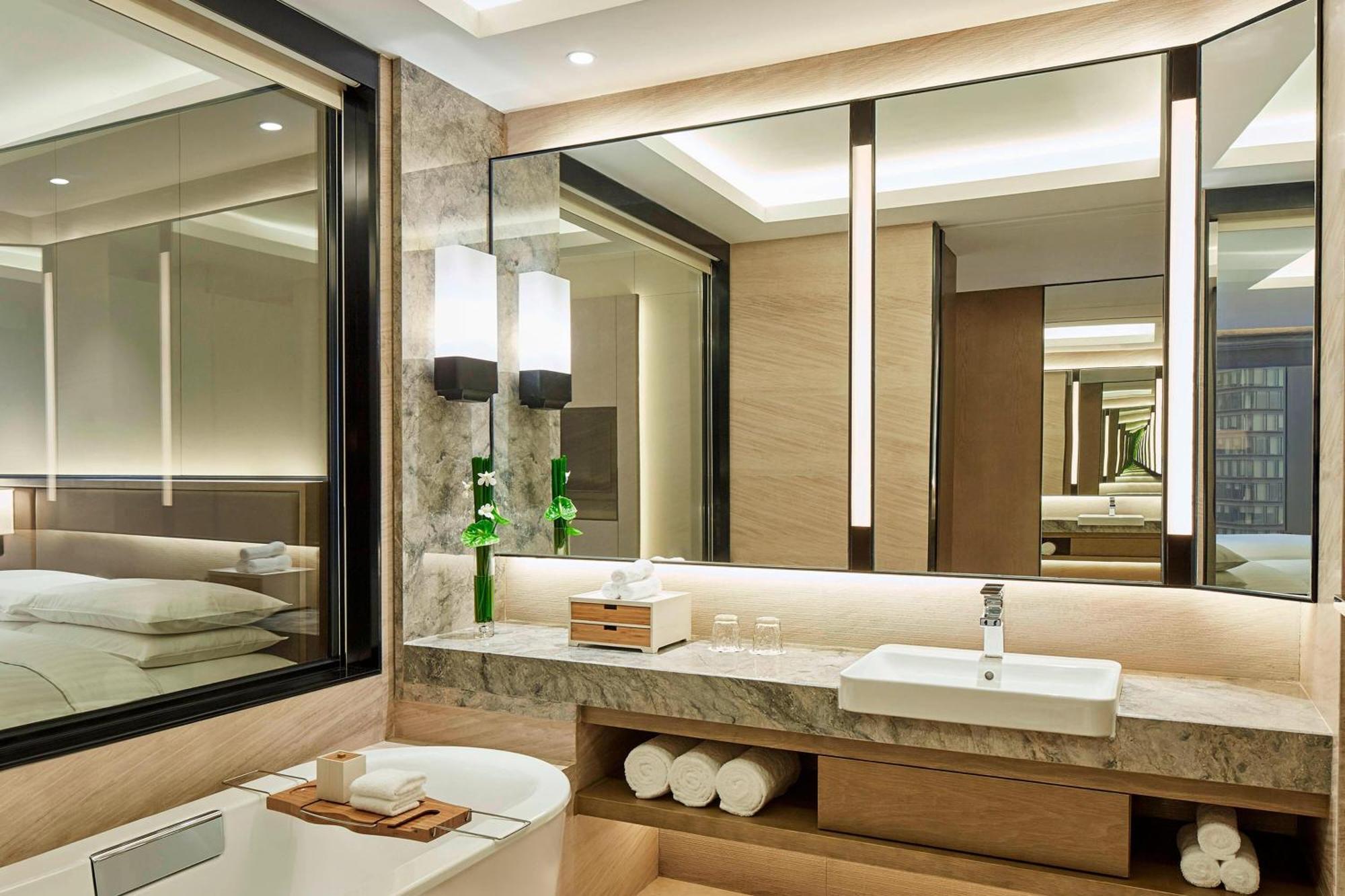 Hangzhou Marriott Hotel Qianjiang Dış mekan fotoğraf