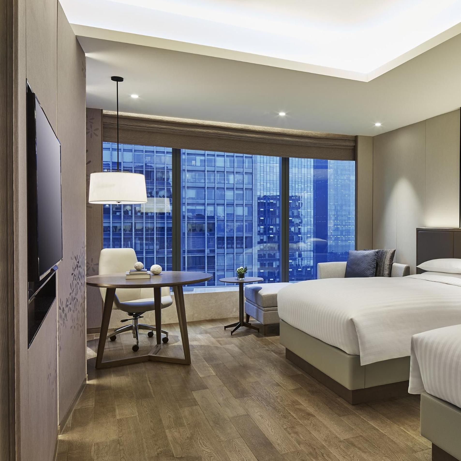 Hangzhou Marriott Hotel Qianjiang Dış mekan fotoğraf