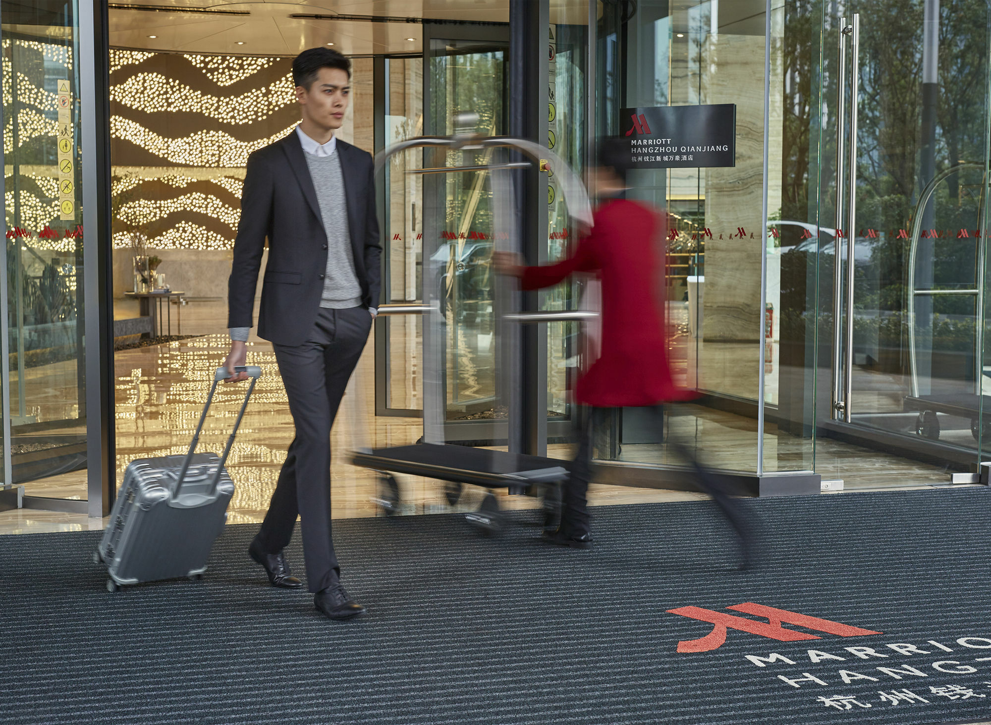 Hangzhou Marriott Hotel Qianjiang Dış mekan fotoğraf